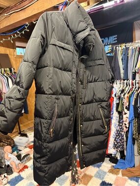 Michael Kors Black Puffer Coat ( LONG)